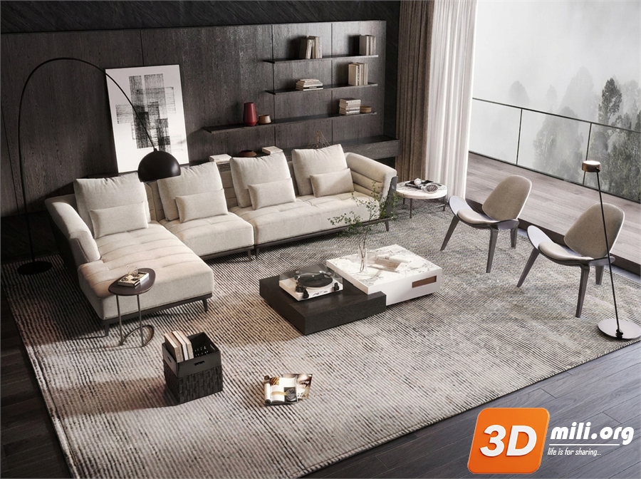 Sofa Minotti Skp Files 